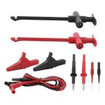 Fils de sondes de test kit de cordons de mesure multimtre pince crocodile fiche banane sonde pour rparation ...