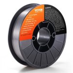 Fil de soudage - vevor - fil a souder mig e71t - gs � noyau de flux acier doux sans gaz 08mm 45kg