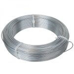 Fil de tension en acier galvanis� pour grillage ou autre - 50 m x 2. 2mm � - gris - linxor