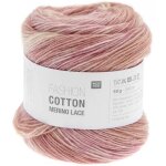 Fil � tricoter - rico design - fashion cotton merino lace - 03 - rose - 290 m - 50 g