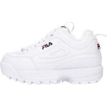 Fila 1010826 chaussures de tennis fille blanc