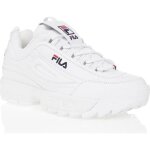 Fila disruptor ? baskets homme blanches dessus synth�tique