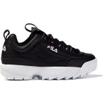 Basket enfant - fila - disruptor - noir - cuir synthtique - semelle tpr