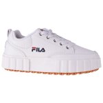 Baskets fila sandblast l wmn 1011035 - 1fg - blanc - femme - multisport - sec