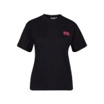 T - shirt femme fila uni - manches 1 / 2 - logo poitrine - noir T - shirt femme fila uni - manches 1 / 2 - logo poitrine - noir
