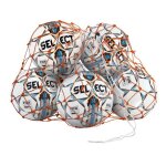 Filet à ballons - select - 10 - 12 ballons - couleur orange - adulte - football Filet à ballons - select - 10 - 12 ballons - couleur orange - adulte - football
