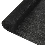 Filet brise - vue - vidaxl - noir - 12x25 m - pehd 150 g / m�