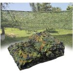 Filet de camouflage - militaire - 2x3 m - polyester oxford 150d - léger - feuillage 3d Filet de camouflage - militaire - 2x3 m - polyester oxford 150d - léger - feuillage 3d