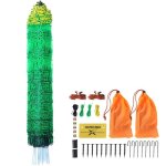 Filet de clture lectrique - vevor - kit clture lectrique filet pour moutons 106 x 4998 m poteaux ...