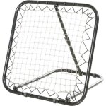 Filet de rebond de football homcom m�tal 78x84x78cm noir blanc