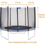 Kangui - filet de s�curit� seul pour trampoline ralli � 250cm