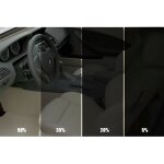 Film teint solaire vitres auto noir 20% trs noir 50cm x 300cm