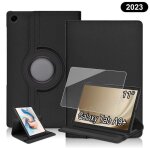 Housse pour samsung galaxy tab a9 plus (11) avec film verre tremp coque galaxy tab a9 + rotation 360 ...