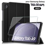 Avec film verre tremp housse samsung galaxy tab a9 (87) coque galaxy tab a9 cuir pu antichocs protection ...