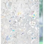 Film fenetre anti regard film occultant fen�tre motif floral de tulipes en 3d sticker fen�tre 45x300cm ...