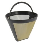 Filtre � caf� permanent or t4 10 - 15 tasses pour cafeti�re 14120 / 1 pour cafeti�re - expresso broyeur ...
