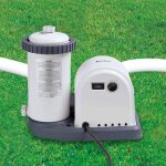 Filtre � cartouche intex optimo 636g - gris - pompe filtrante - d�bit 5678 litres / h