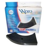 Filtre � charbon actif type 10 amc589 - whirlpool - pour hotte akr400 akr404 akr405 - forme demi - lune ...