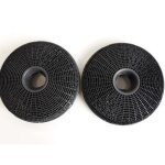 Filtre � charbon actif pour hotte brandt / sauter - 74x3895 - lot de 2