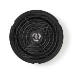 Filtre  charbon pour hotte - nedis - diamtre de 19 cm - antibactrien - universel