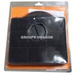 Filtre � charbon pour hotte scholtes - indesit - c00135639 gf460br 60027596 - 214x208x40mm