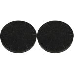 Filtre � charbon - vidaxl - 2 pcs - 105x21 mm - polypropyl�ne - noir