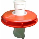 Filtre de couverture ibc - yyv - dn 75 - nylon lavable - 245 mm - rouge
