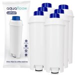 Filtre  eau cartouche  charbon actif pour machines  caf delonghi - aquafloow dlsc002 - 6pcs