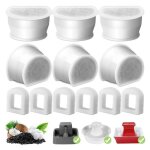Filtre fontaine eau chat lot de 6 filtre au charbon de rechange pour fontaine à eau pour animaux 75l ... Filtre fontaine eau chat lot de 6 filtre au charbon de rechange pour fontaine à eau pour animaux 75l ...