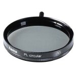 Filtre polarisant circulaire anti - uv hama pour appareil photo - diam�tre 55 mm