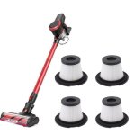 Filtre de remplacement pour aspirateur mad - gototop - pour moosoo k17 pour inse n6s - blanc - lavable ...