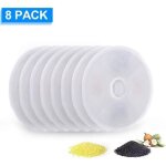 Filtres de remplacement - pzcc - fontaine  eau pour chat - 8 pices - compatible catit fleur - filtre ...