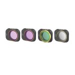 Filtres - sunnylife - dji mini 3 pro - uv cpl nd4 nd8 - set de 4 filtres - noir