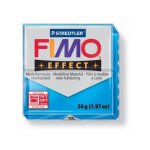 P�te polym�re - staedtler - fimo effect 374 - bleu translucide - 56g - durcissante au four 110�c
