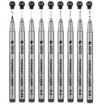 Fineliner stylos lot de 9 stylos noir a pointe fine micro - pen pinceau et pointe de calligraphie pour ... Fineliner stylos lot de 9 stylos noir a pointe fine micro - pen pinceau et pointe de calligraphie pour ...