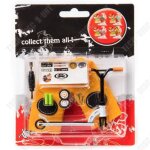 Finger scooter - grip & tricks - pack1 - 10 pices - orange - pvc et mtal