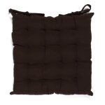 Galette de chaise - the deco factory - chocolat - 38 x 38 x 3 cm - intrieur - moderne