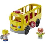 Fisher - price - little people le bus scolaire - jaune - jouet pour enfant