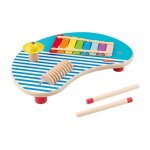 Fisher - price - table musicale en bois avec instruments de percussion hxt91