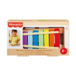 Fisher - price - xylophone en bois instrument de musique avec 2pices hxv13