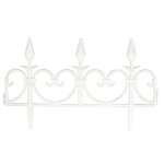 Fishtec - lot de 8 bordures de jardin en plastique flexible - longueur totale lin�aire 4. 08 m - id�al ...