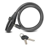 Fishtec � antivol velo avec alarme - c�ble pour v�lo moto cloture - alarme 95 db - fonctionne � piles ...