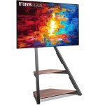 Fitueyes design support tv roulettes art pour tv 32 43 55 65 pouces
