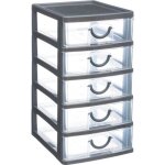 Rangement tour plastique 5 tiroirs grand mod�le - 5 five simply smart