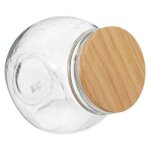 Bocal verre � bonbons couvercle bois 650ml - 5 five simply smart