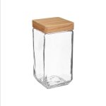Bocal verre carr� couvercle pin pin 2l - 5 five simply smart