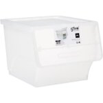 Bo�te en plastique transparente � ouverture frontale 34l - 5 five simply smart