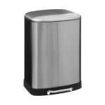 Poubelle � p�dale m�tal 50l ariane inox - 5 five simply smart