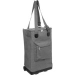 Sac de shopping pliable 2 roulettes 30 l gris - 5five simply smart