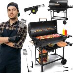 Five - star grill & chill barbecue charbon de bois - barbecue de jardin barbecue charbon grande grille ...